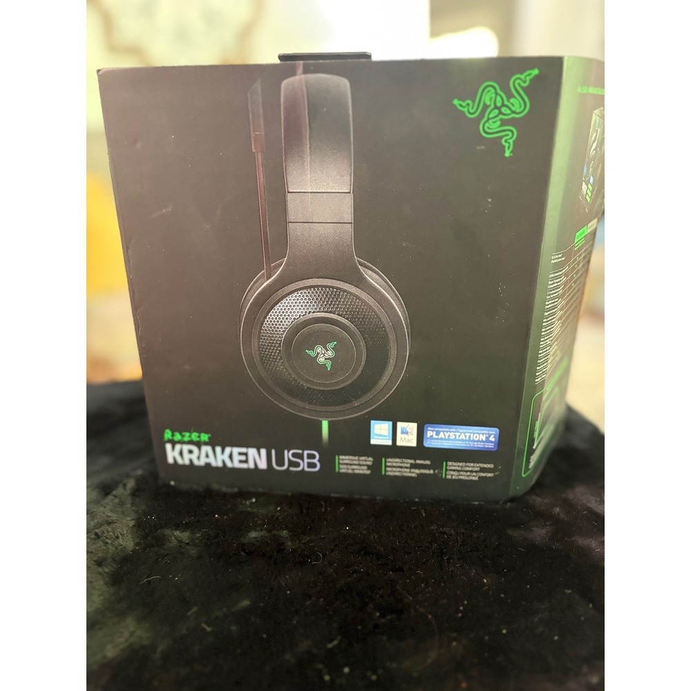 Razer Kraken USB Black with Green Accents